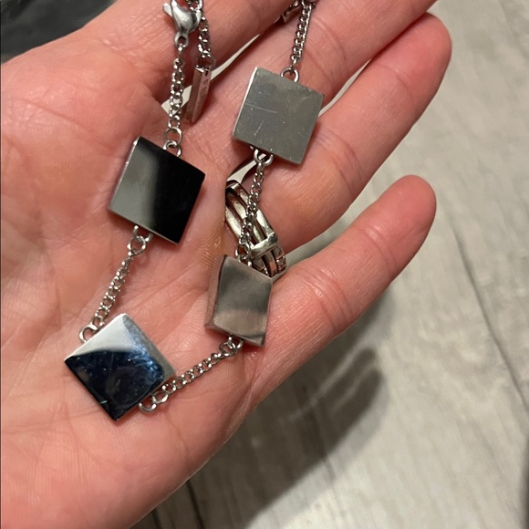 Silver and Black Fashion Bracelet - Picture 4 of 5